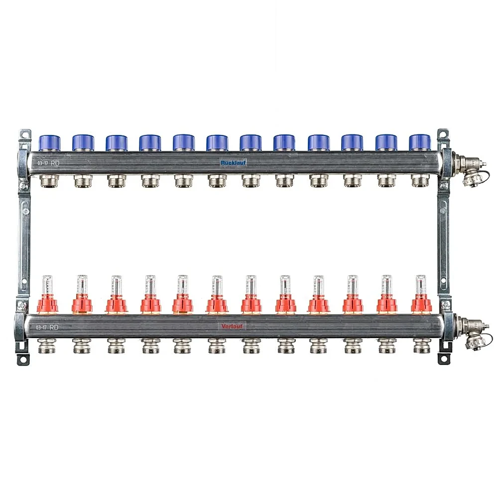 REHAU Debi Göstergeli Çelik Kolektör