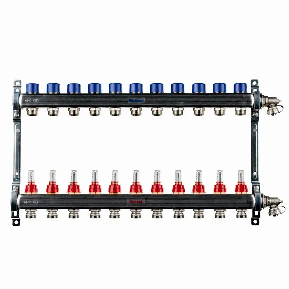 REHAU Debi Göstergeli Çelik Kolektör