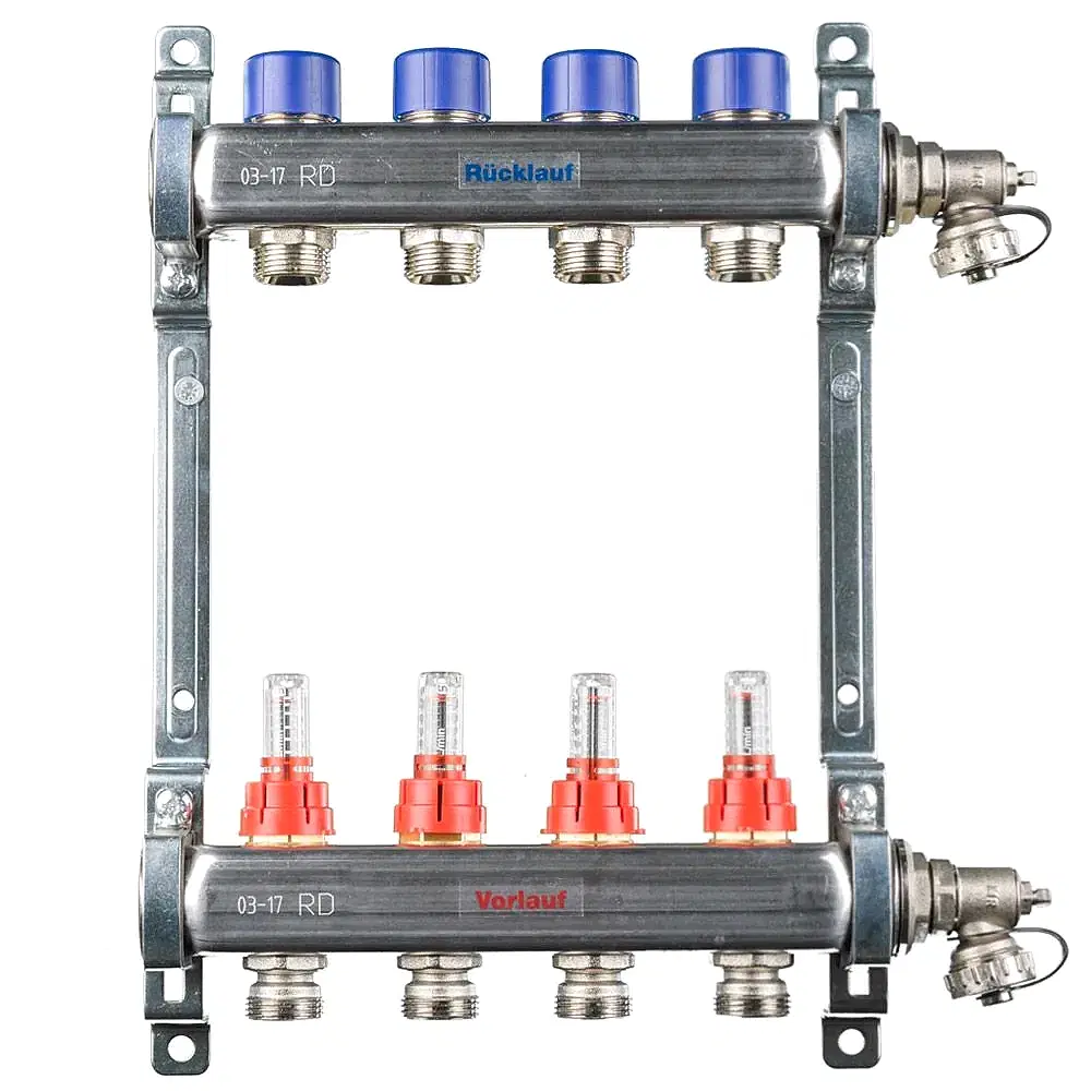 REHAU Debi Göstergeli Çelik Kolektör