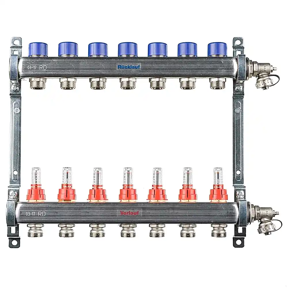 REHAU Debi Göstergeli Çelik Kolektör