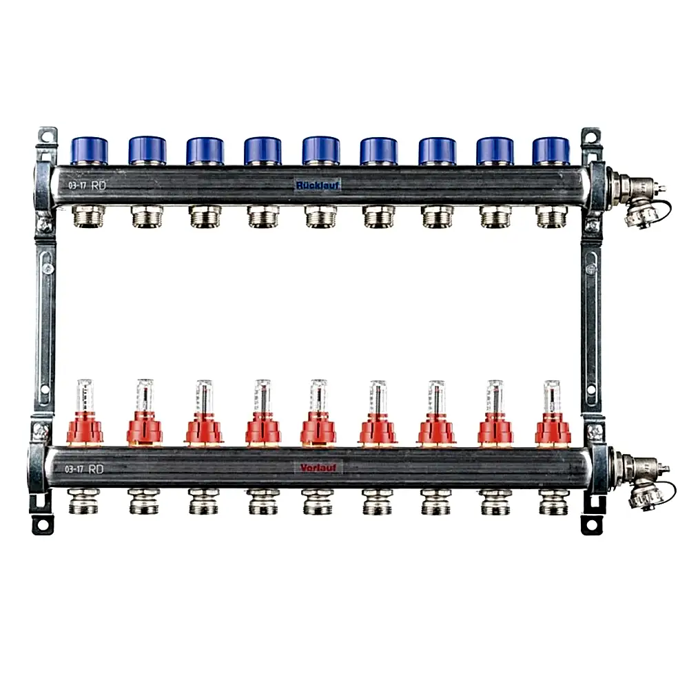 REHAU Debi Göstergeli Çelik Kolektör